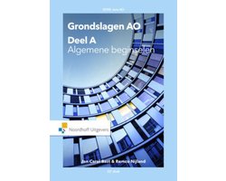 Omslag van Grondslagen AO A. Algemene beginselen