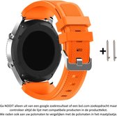 Siliconen Smartwatch Bandje - 22 mm - Oranje