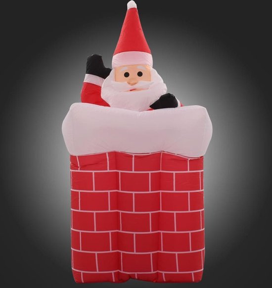 Luxe Père Noël dans la cheminée - Décorations de Noël extérieur - Figurines  de Noël -... | bol.com