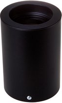 LED Opbouwspot - Plafondspot - Viron Halo - GU10 Fitting - Rond - Mat Zwart - Aluminium - BES LED