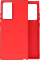Samsung Note 20 Ultra Hoesje Fashion Backcover Telefoonhoesje Rood
