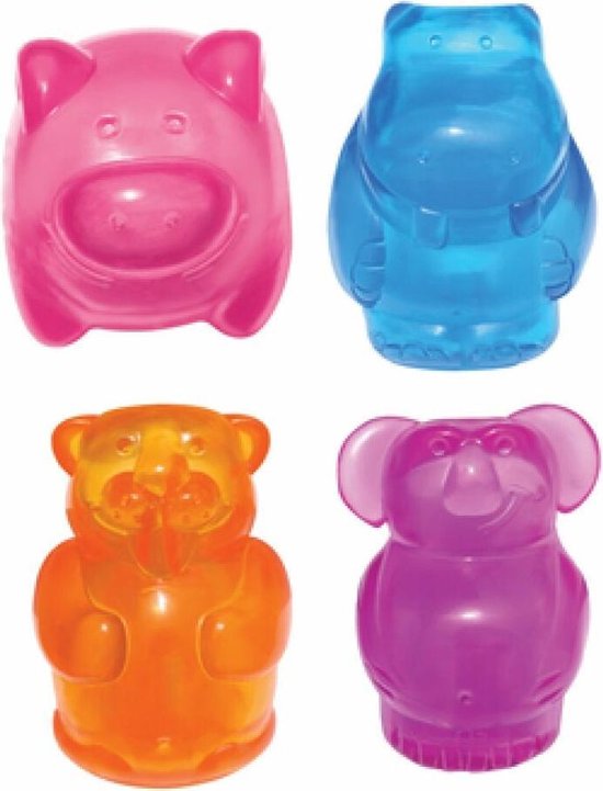 Kong Squeezz Jels - Piepend Speelgoed - Diverse kleuren - 1 Stuk