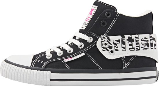 ROCO Dames sneakers hoog - Zwart - maat 39 | bol.com