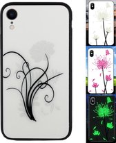 BackCover - Telefoonhoesje - Hoesje - Magic Glass voor Apple iPhone Xr - Bloemenprint