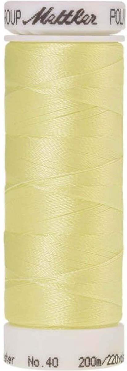 AMANN POLYSHEEN NAAI-BORDUURGAREN, COL-0250 GEEL, 200M, PER STUK.
