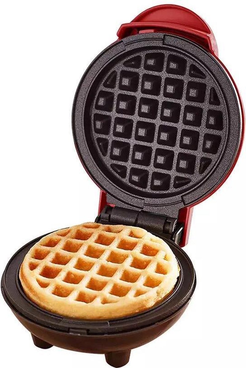 Mini Wafelmaker - Mini Wafelijzer - Mini Waffle maker - Kleine Wafelmaker - Kwaliteit - Wafelijzer