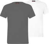 Pierre Cardin T-shirts - Voordeelset - Ronde Hals - Maat M - 2-pack - Grijs / Wit