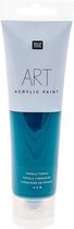 Rico Design ART Series - Phthalo Turquoise - 100 ML - Eersteklas Acrylverf - Verf - Verf voor Kinderen en Volwassenen - Knutselen - Schilderen met Acrylverf - Hobby - DIY - Hobby en Creatief 