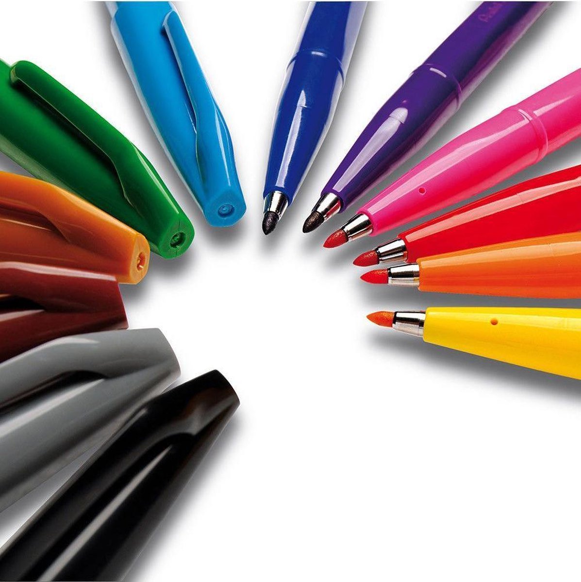 Pentel Sign Pen : Pentel Sign Pen S520 - Set van 12