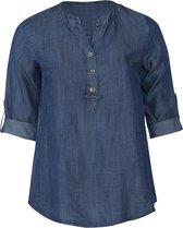 Paprika Dames Blouse in jeanstencel - Outdoorblouse - Maat 44
