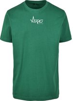 FitProWear Casual T-Shirt Heren Groen - Maat S - Shirt - Sportshirt - Casual Shirt - T-Shirt Ronde Hals - T-Shirt Slim Fit - Slim Fit Shirt - T-Shirt korte mouwen