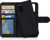 MP Case uitneembare 2in1 BookCase Samsung Galaxy A41 Hoesje - Zwart