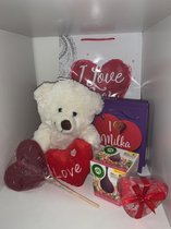 Valentijn pakket / Liefde / Pakket / Valentijnsdag / Moederdag / Beer Teddy 30cm / Cadeau voor je vriendin, vrouw, moeder, Valentijn