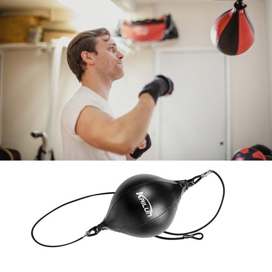 Boksen Speed Trainer Verstelbare Hoogte Ponsen Bal Speed Bag, Ponsentas Effen Bokszak met zuignap, Stress reliëf & fitness, vrijstaand zware training boksbol met reflexbalk (Color : Black Boksen Speed Trainer Verstelbare Hoogte Ponsen Bal Speed Bag, Ponsentas Effen Bokszak met zuignap, Stress reliëf & fitness, vrijstaand zware training boksbol met reflexbalk (Color : Black