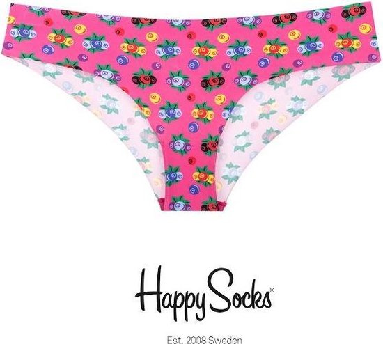 Happy Socks - Women's Cheeky - Besjes - Berry - Roze - Maat S - Underwear -  Ondergoed... | bol.com