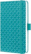 Sigel SI-JN102 Notitieboek Jolie Flair A6 Hardcover Gelinieerd Aqua Groen