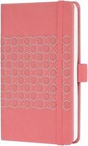 Sigel SI-JN202 Notitieboek Jolie Impress A6 Hardcover Gelinieerd 'Salmon Pink'