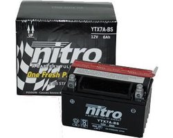 Accu Nitro YTX7A-BS onderhouds vrij GY-6 China 4-Takt