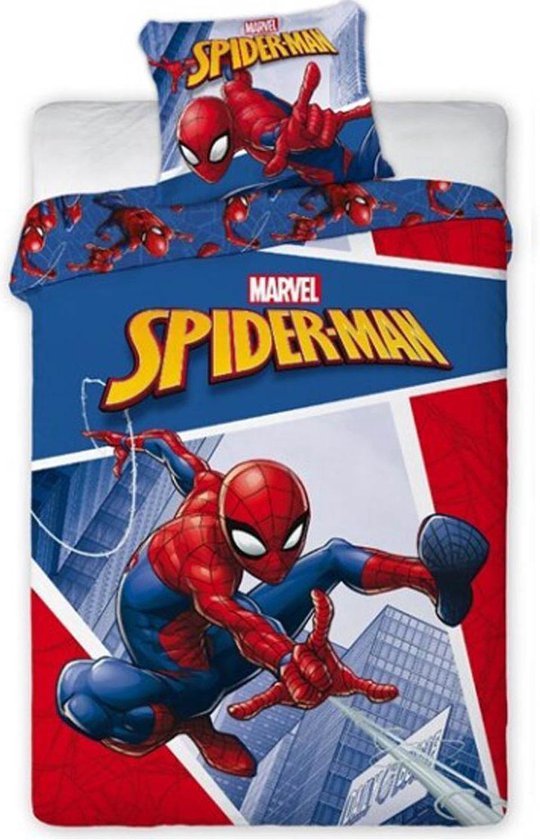 Klik Makkelijk te begrijpen Keelholte Spiderman dekbedovertrek - 140 x 200 centimeter - eenpersoons - Spider-Man  dekbed | bol.com