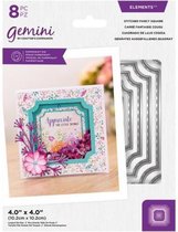 Gemini - Elements Nesting snijmal - Stitched Fancy Square