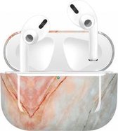 Bee's - Airpods Pro Hoesje Marmer Case  - Roze - Hard Case -   Airpods Pro Case - Airpods Pro