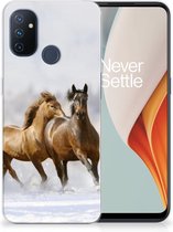 Smartphone hoesje OnePlus Nord N100 TPU Case Paarden