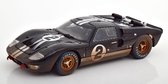Ford GT40 MK 2 Winner 24Hrs Le Mans 1966 "Dirty Version" McLaren/Amon Zwart 1-18 Shelby Collectibles