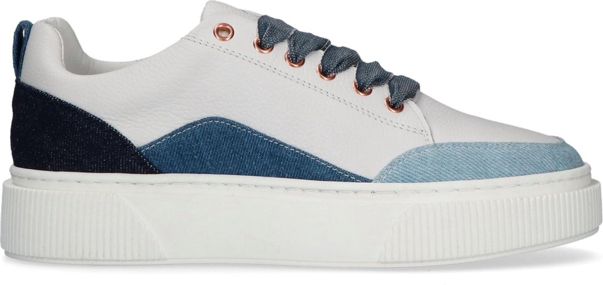 Cycleur de Luxe Sofia Lage sneakers - Leren Sneaker - Dames - Wit - Maat 39  | bol.com