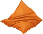 Drop & Sit Leatherlook Zitzak - Okergeel - 115 x 150 cm - Voor binnen en buiten