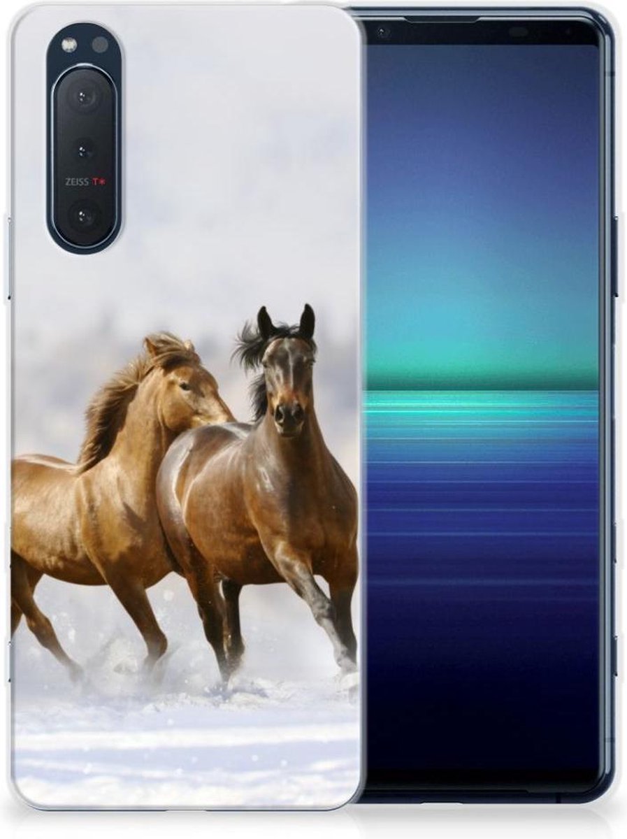 Sony Xperia 5II TPU Hoesje Paarden