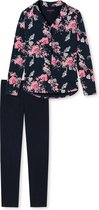 Schiesser - Comfort Fit Pyjama - Nachtblau - Vrouwen - Maat L