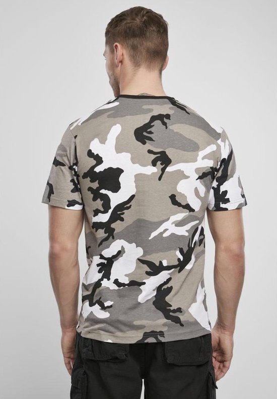 T - shirt de Basic -L- Grijs/ Zwart Urban Classics Men