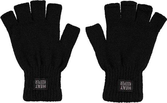 Heatkeeper Heren Thermo Handschoenen Vingerloos Zwart S/M