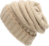 Koukleum beanie dames muts beige