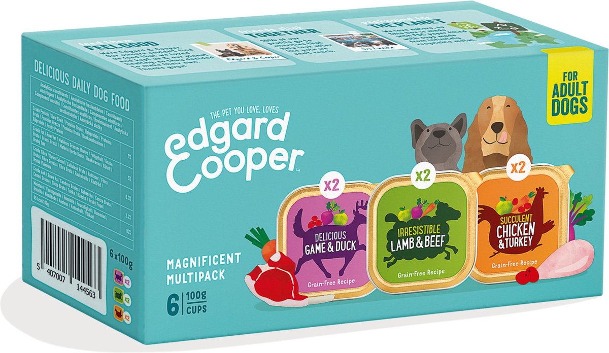 Edgard & Cooper Honden natvoer Multipack