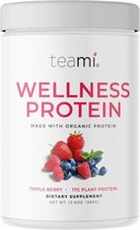 Teami Wellness Protein Triple Berry Shake - Biologische erwten- en rijstproteïne