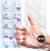 LevinQ® Water Roeitrainer Puritabs Chloortabletten Roeimachines 1x 10 tabletten + Handschoenen