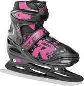 Roces - Jokey ice 2.0 - Verstelbare schaatsen - Maat 30-33 - Zwart - Roze - IJshockeyschaats voor kinderen