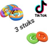 POP IT® Snapperz Pop It - Fidget Toys - Oranje - Groen - Rainbow  Pop It Fidget Toy - Snapperz Fidget Toy - Fidget Toys Pakket - Simple Dimple - Fidget Toys Pop It -
