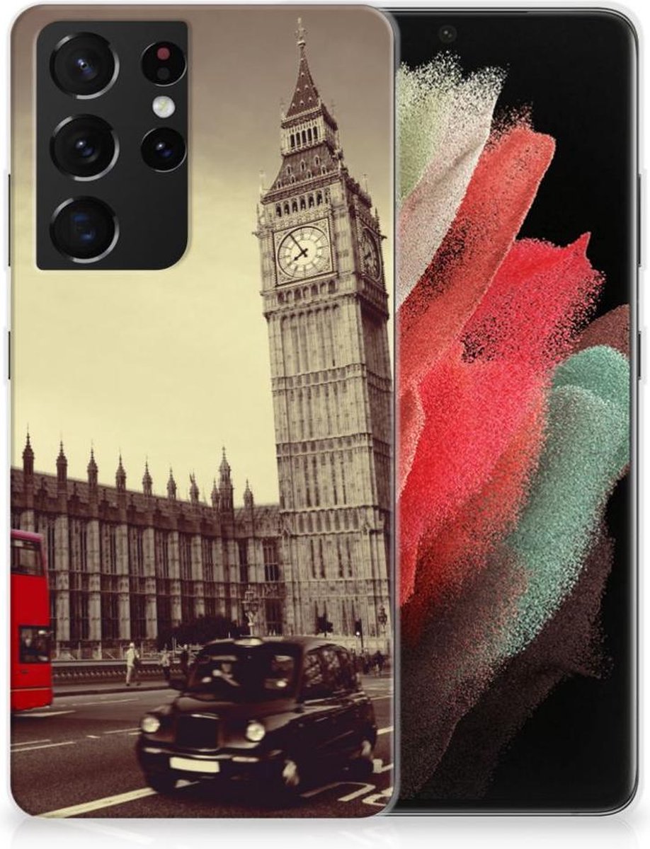 Samsung Galaxy S21 Ultra Siliconen Back Cover Londen
