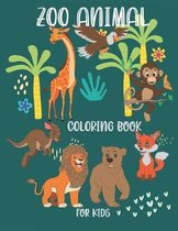 Zoo Animal Coloring Book for Kids