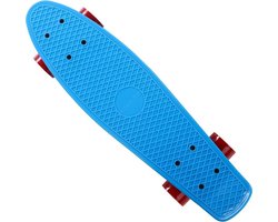 Spielwerk Retro Skateboard Blauw/Rood