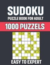 Sudoku Puzzle Book For Adult