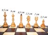 Afbeelding van het spelletje Chess the Game - Schaakspel - Middelgroot decoratief houten schaakbord met schaakstukken - Bestseller!