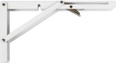 AMIG Inklapbaar Plankdrager Metaal – 8 stuks – 300x155mm – 35kg – Wit