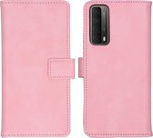 Huawei P Smart (2021) Hoesje met Pasjeshouder - iMoshion Luxe Booktype - Roze