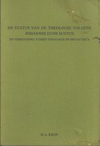 ISBN De status van de theologie volgens Johannes Duns Scotus, Livre broché