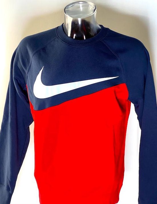 Nike Sportswear Crewneck (Blauw/Rood) - Maat L | bol.com
