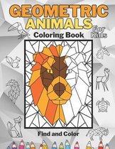 Geometric Animals Coloring Book For Kids