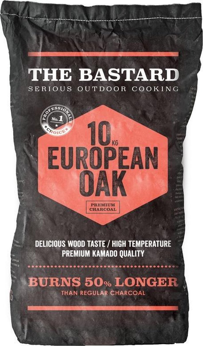The Bastard Houtskool European Oak 10 KG - The Bastard